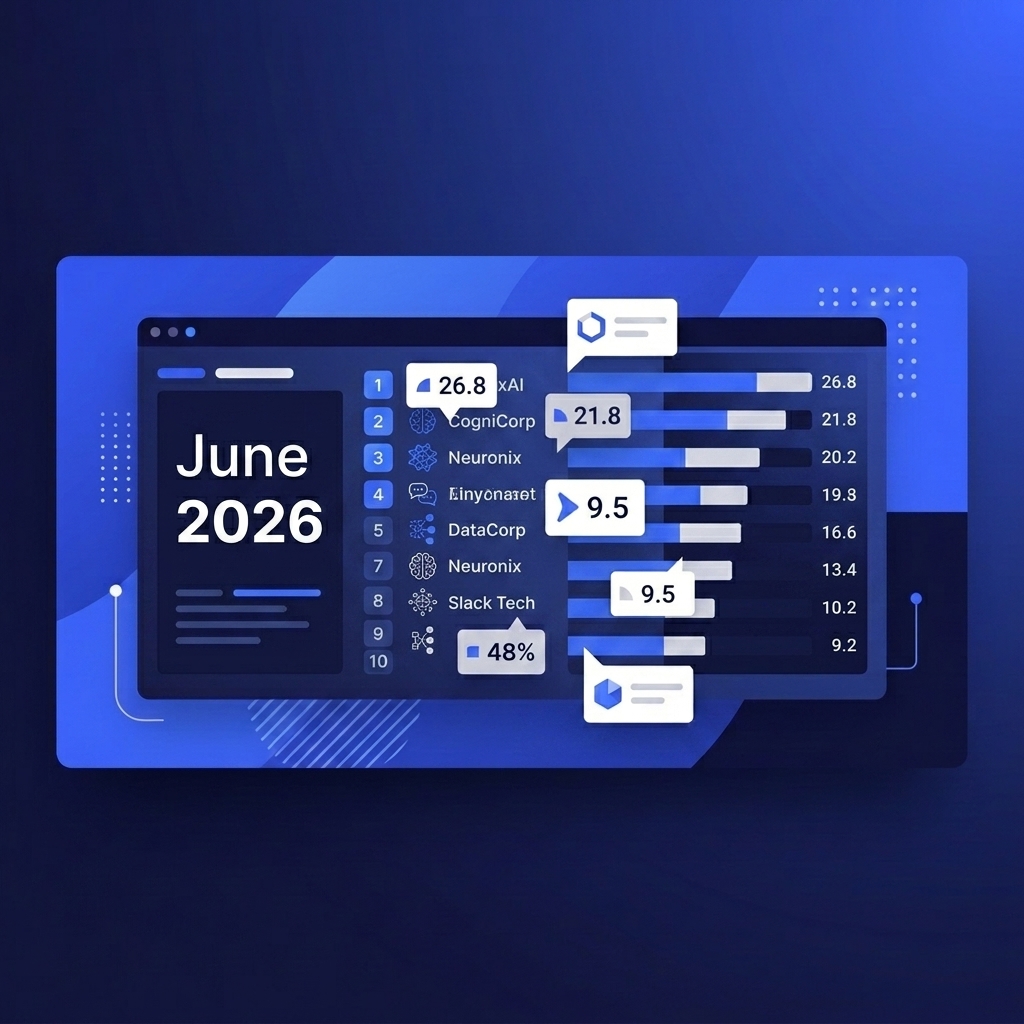 2026年6月 AI可視性ランキング速報